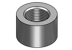 Stainless steel welding nipples